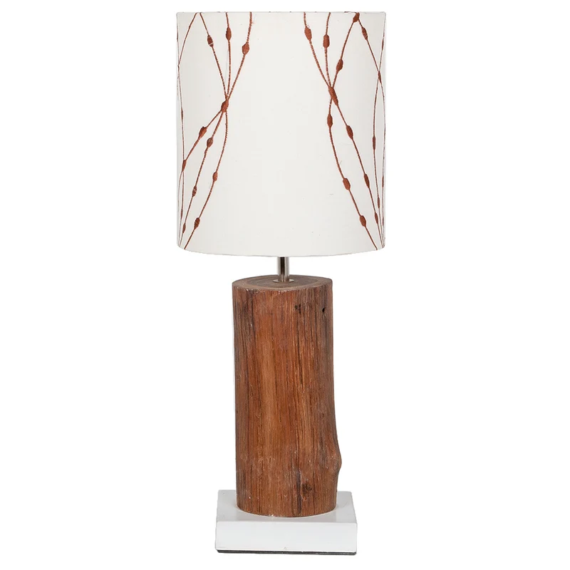Teak Tischleuchte DELGADO ca.60cm Tischlampe