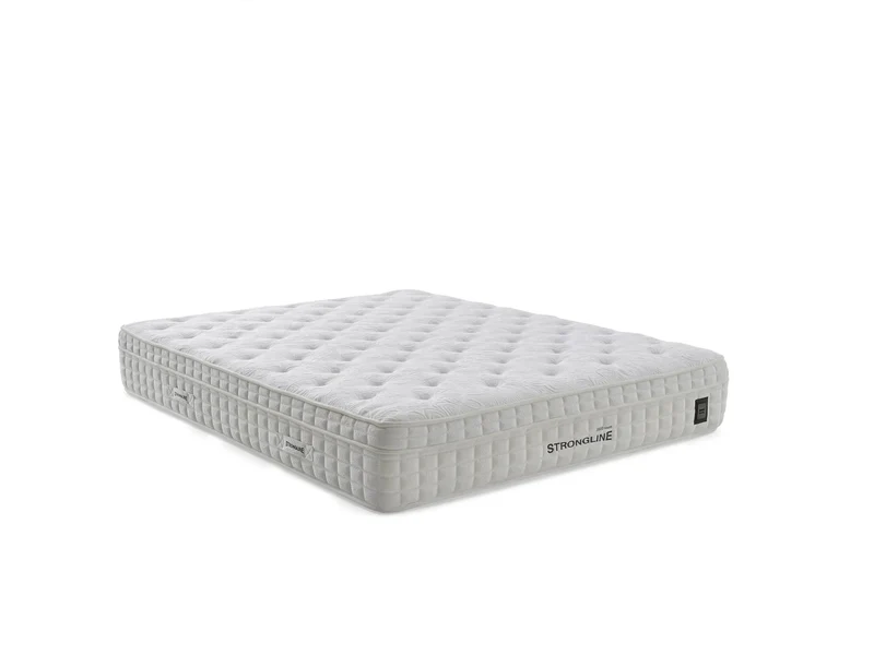 Strongline Sirius Boxspringbett-Set – Inkl. 30 cm Matratze mit 2000 ultra-harten Taschenfedern, Dual Core & hochdichtem Schaum | Für starke Rückenunterstützung & ungestörten Schlaf