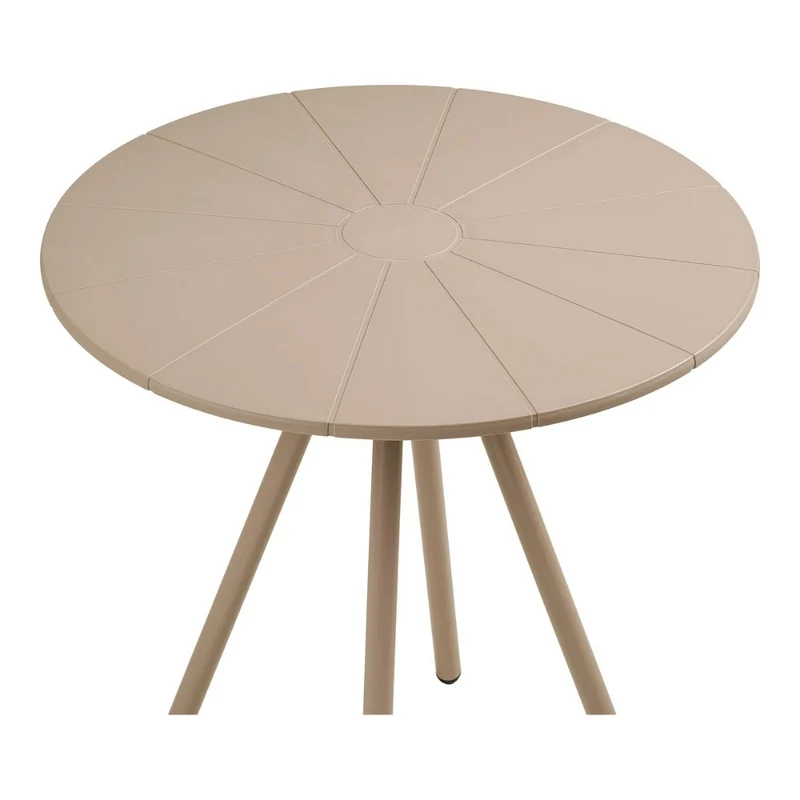 Bistro-Tisch FULHAM taupe Outdoortisch 70cm Balkon Terrasse