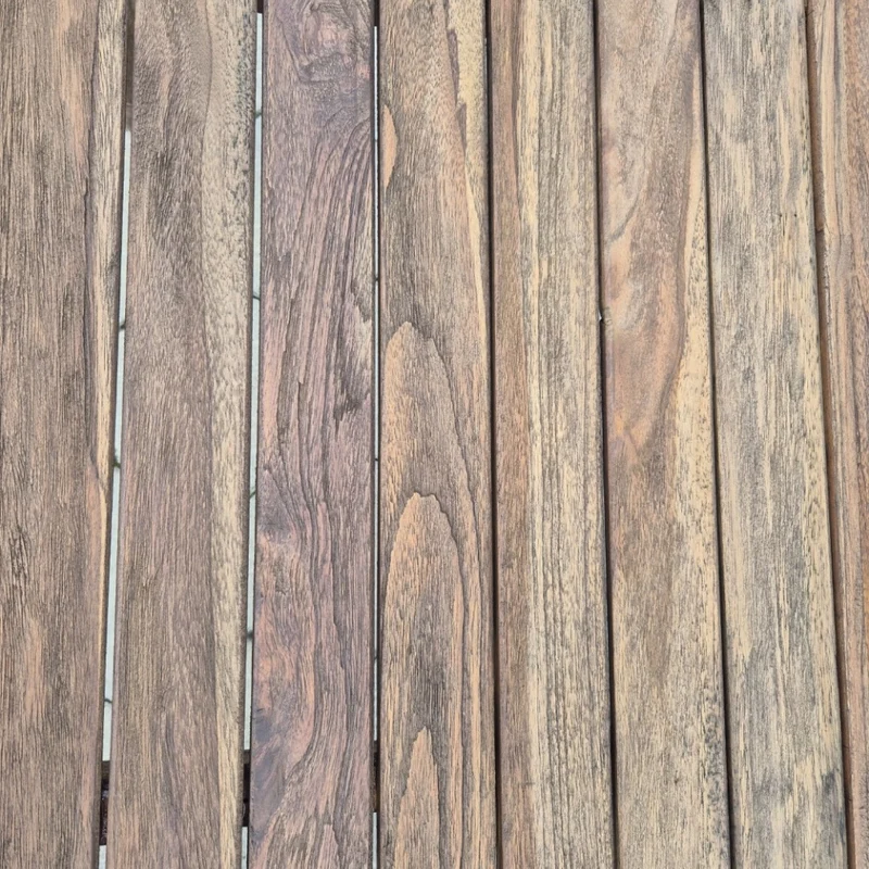 Massive Teakholz Sitzbank CHRISTOS 150cm brown Outdoor Gartenbank