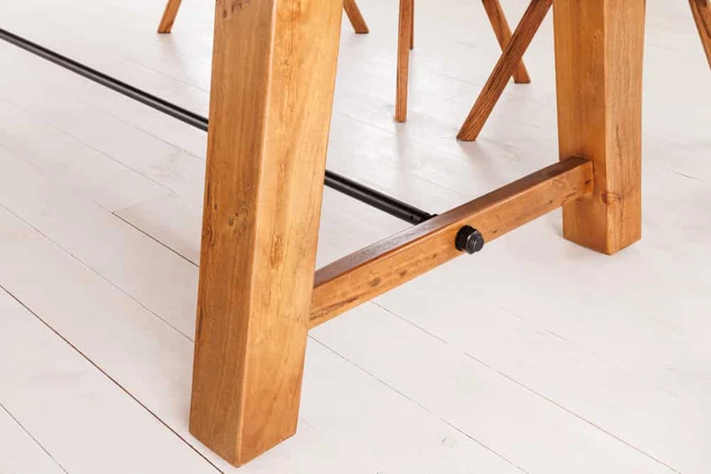 Massiver Esstisch DOMAINE 400cm natur recyceltes Pinienholz