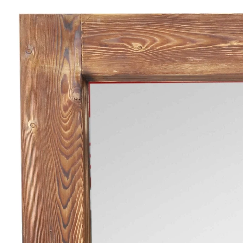 Massivholz-Spiegel HARMONY 180x90cm Pinie geflammt Wandspiegel