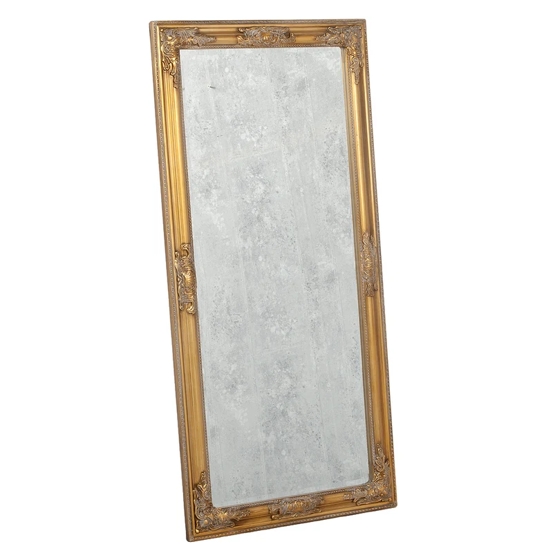 Barock Spiegel BESSA 130x70cm gold-antik Holzrahmen Frisierspiegel