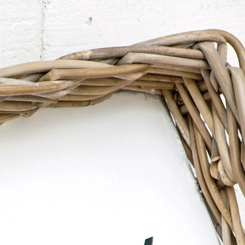 Landhaus-Tablett BON APPETIT 42x27cm Kubu Grey Rattan Handarbeit