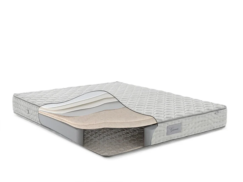 Silber Meridian Boxspringbett Set inkl. Matratze – Bonell-Federkern für Maximale Hygiene, Komfort & Langlebigkeit