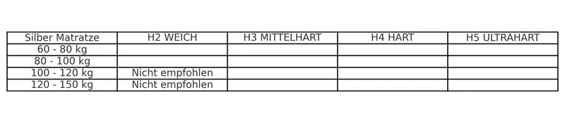 Silber Meridian Boxspringbett Set inkl. Matratze – Bonell-Federkern für Maximale Hygiene, Komfort & Langlebigkeit