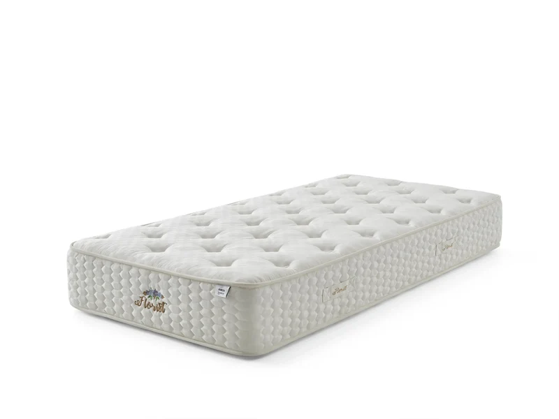 Florist Cindy Set – Robustes Boxspringbett mit Beidseitig Verwendbarer Bonell-Federkernmatratze für Langlebigkeit & Komfort
