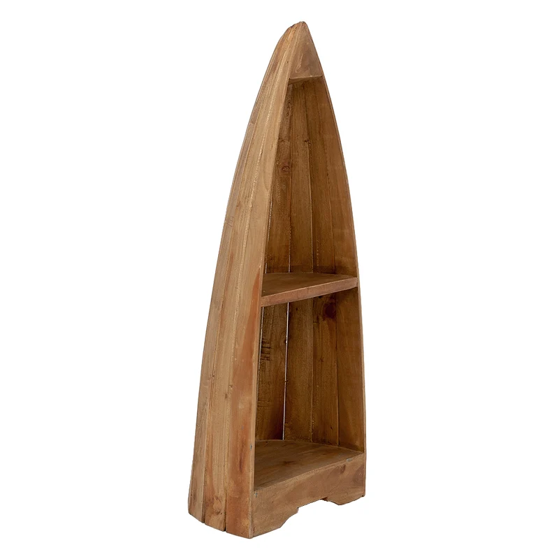 Massivholz Bootsregal BALI Antique-Natural ca.100cm Bücherregal