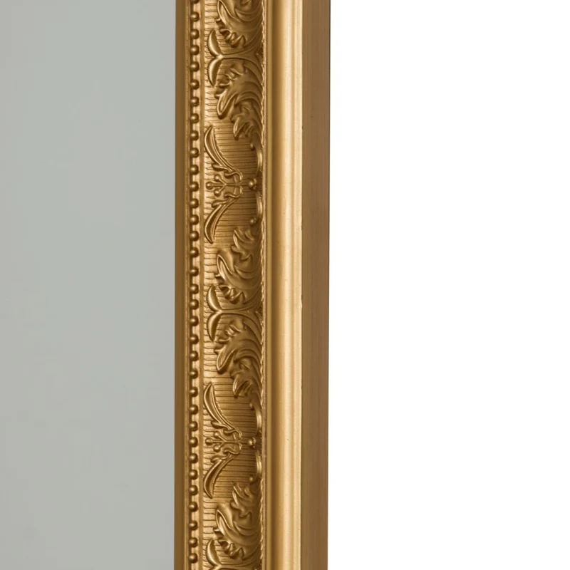 Traumhafter Spiegel FIORAL 132x72cm antik-gold Facette