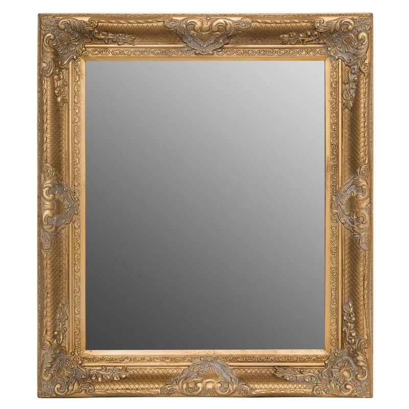 Barock Spiegel DORO antik-gold 78x68cm Wandspiegel Holzrahmen