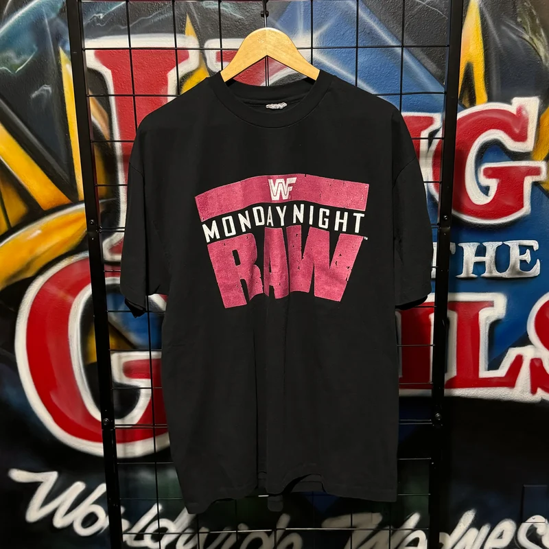 1992 WWF RAW Logo Tee