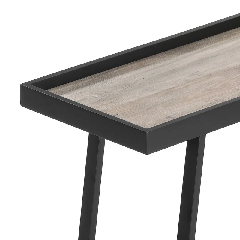 Moderner Konsolentisch CUDA 100cm Altholz-Look Metallgestell