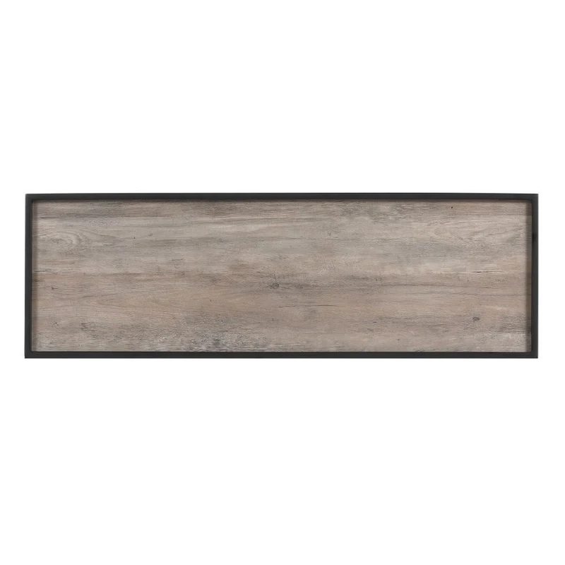 Moderner Konsolentisch CUDA 100cm Altholz-Look Metallgestell