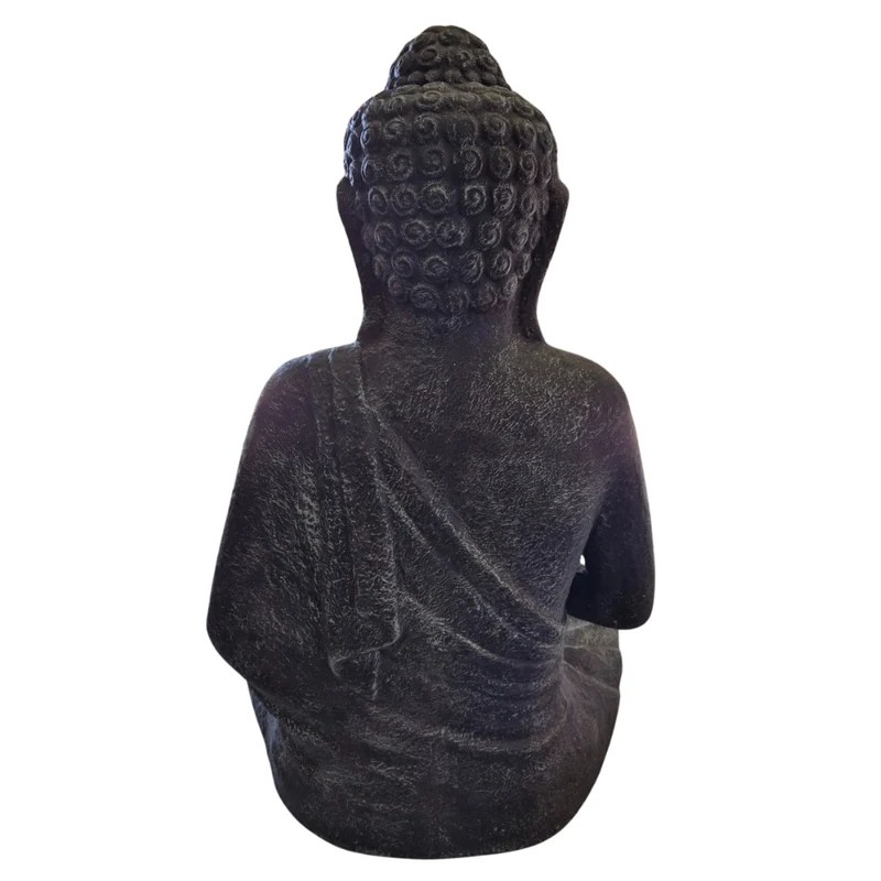 Dekorative Figur BUDDHA PROTECT 80cm anthrazit Garten Indoor