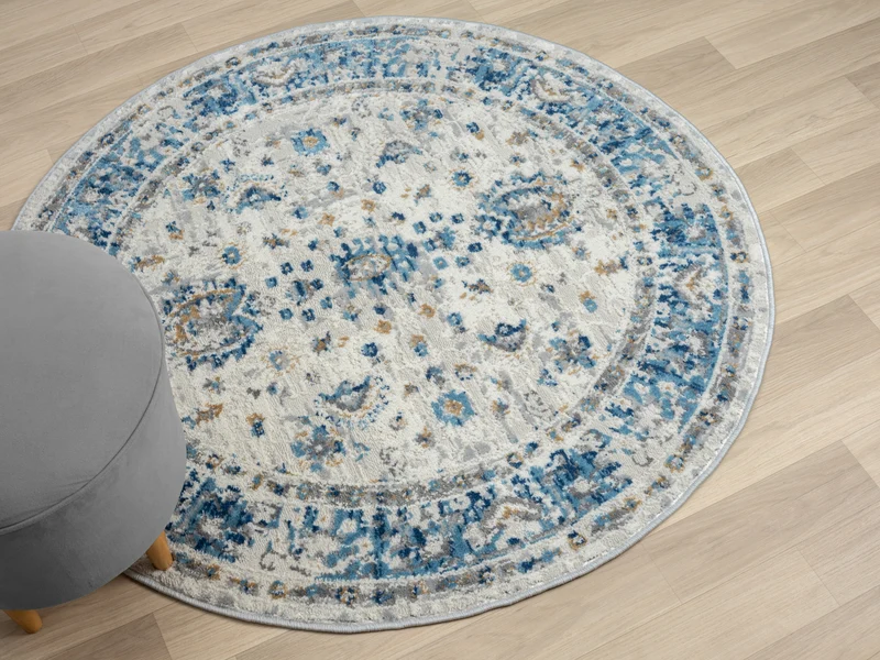 Teppich HERIZ rund multi-color 120 x 120 cm
