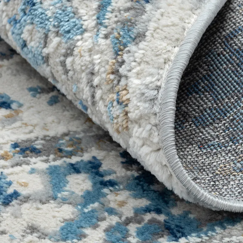 Teppich HERIZ rund multi-color 120 x 120 cm