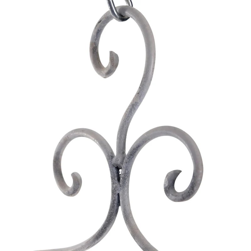 1 KLEIDERBÜGEL "AMELIE" | Metall, weiß, 41 cm | Kleiderhaken