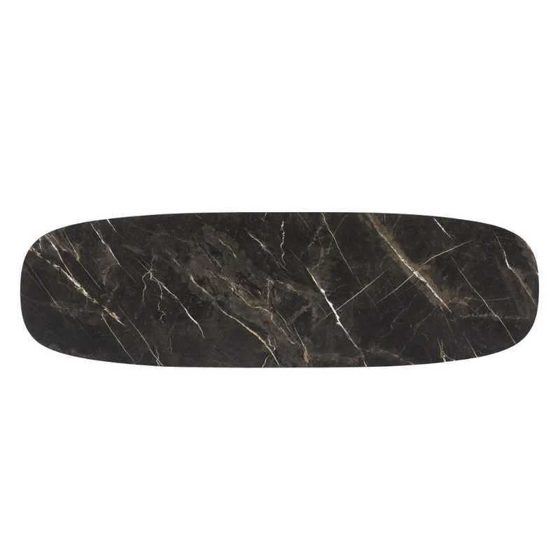 Moderne Design Konsole MARMOL-Plus 100cm schwarz Marmor-Optik