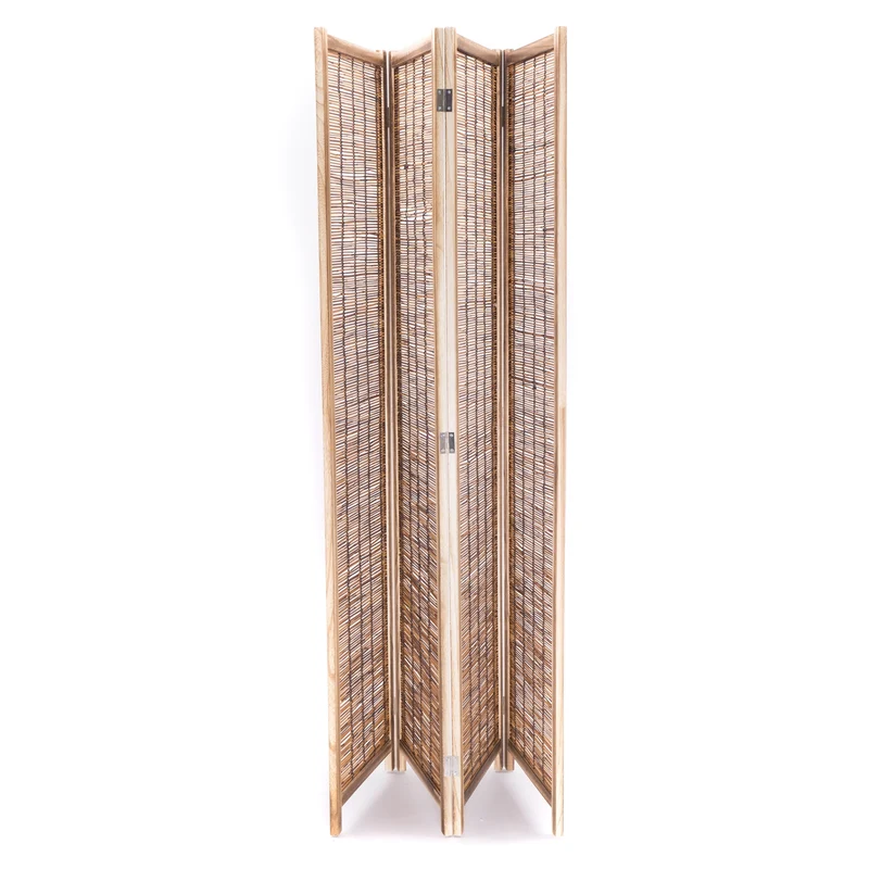 RAUMTEILER "GRAN PLAYA" | Schilfrohr, 170x160 cm | Paravent | Farbe: braun