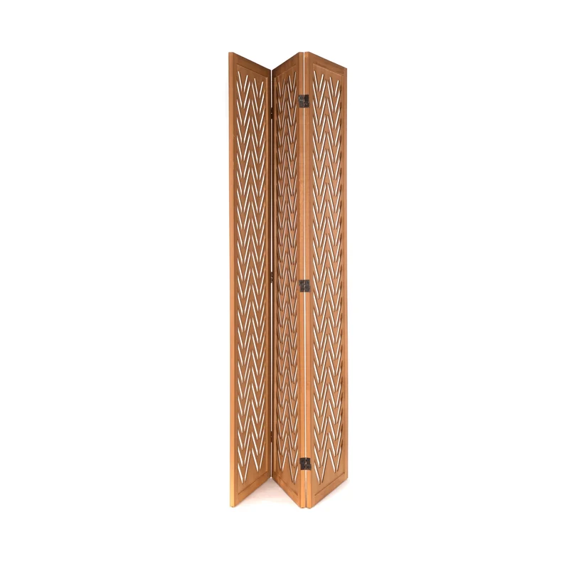 RAUMTEILER "MANTRA" | 170 cm, Holz | Natur Paravent, Raumtrenner