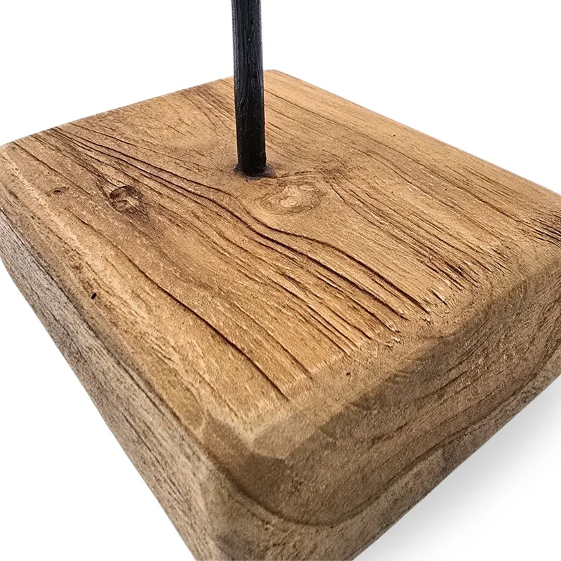 HERZ SKULPTUR "HEARTBEAT" | Teakholz | Wurzelholz Herz Figur