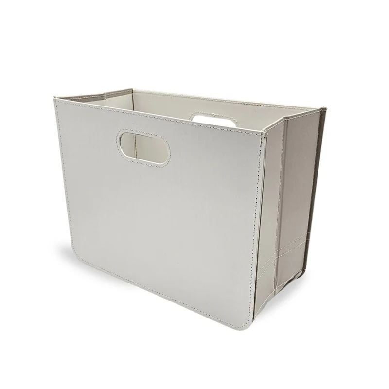 DESIGN ZEITUNGSKORB "BUSINESS" | creme-weiss, 30,5 cm | Magazinhalter
