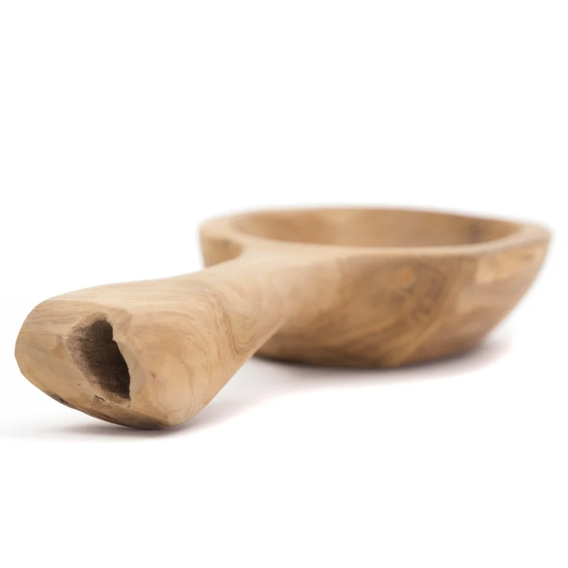 TEAK SCHALE "SCOOP" | Teakholz | Wurzelholzschale Kellenform