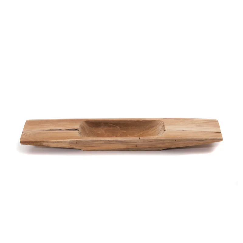 TEAKHOLZ SCHALE "BARCO 50" | Teak | Holz Tablett