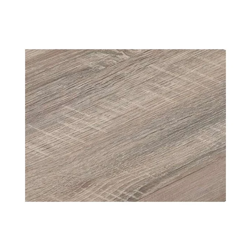 Moderner Couchtisch GRIGIO 74cm hellgrau Eichen-Optik Metallgestell