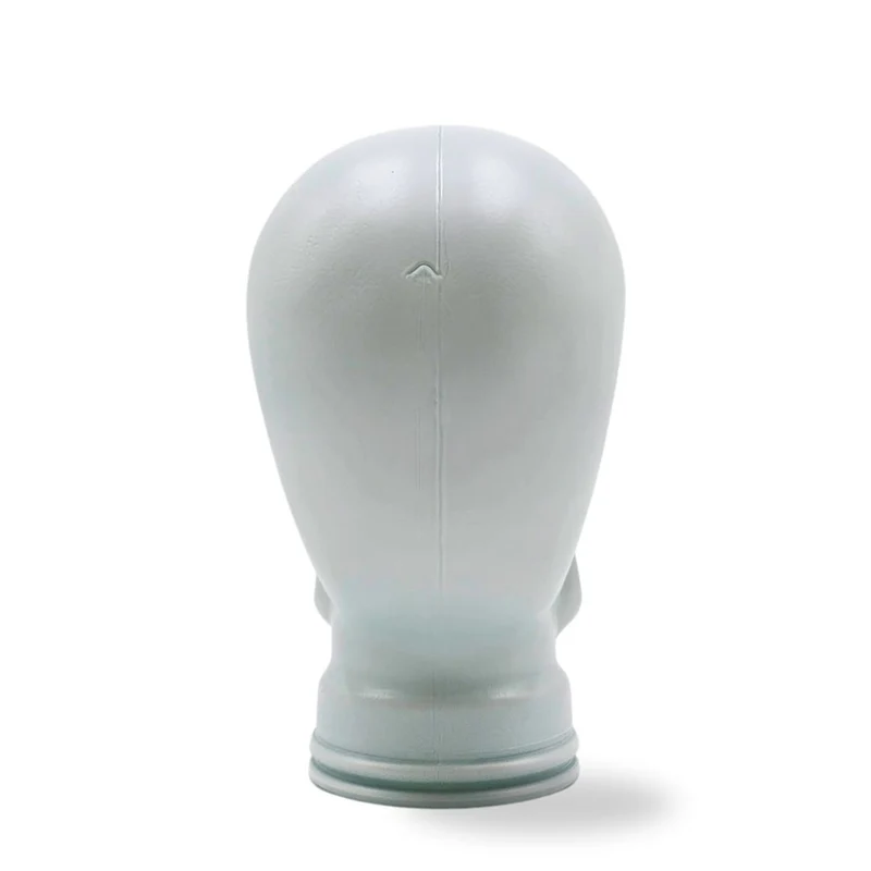 Glas KOPFHÖRERSTÄNDER TOTENKOPF| 26cm Glaskopf Skulptur | Farbe: M02 weiss