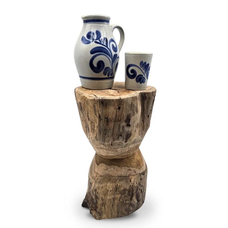 BEISTELLTISCH "MESH" | Teak | Holz Blumen Hocker, Nachttisch