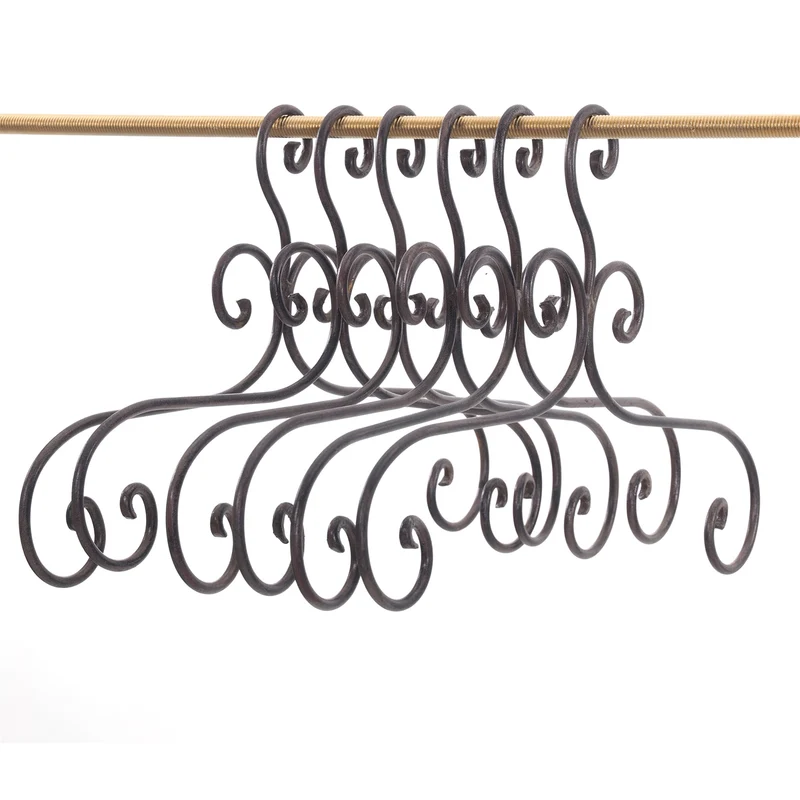 KLEIDERBÜGEL "AMELIE" | Metall, braun, 41 cm | Kleiderhaken