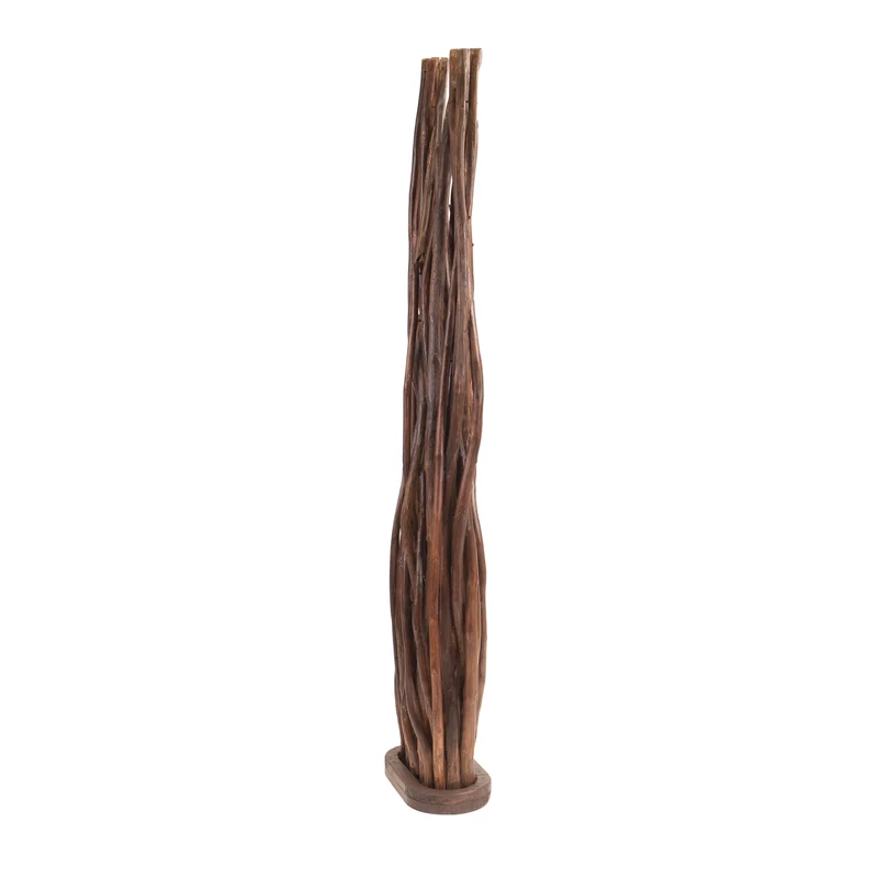 ZWEIGE RAUMTEILER BOTANIC | Teak Holz, 170x40cm | Äste Paravent