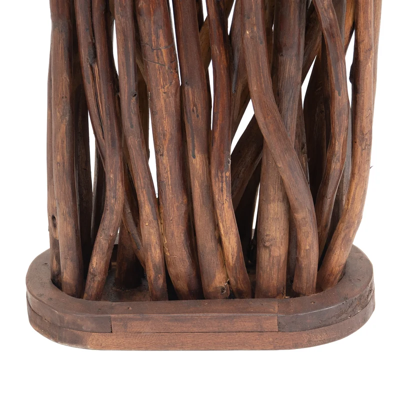 ZWEIGE RAUMTEILER BOTANIC | Teak Holz, 170x40cm | Äste Paravent
