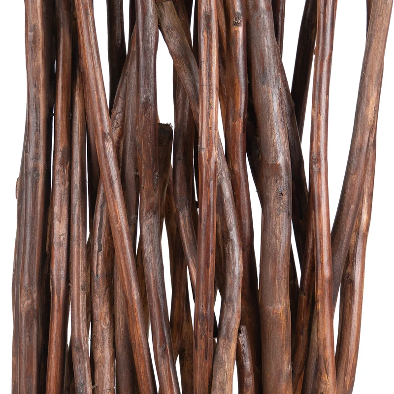 ZWEIGE RAUMTEILER BOTANIC | Teak Holz, 170x40cm | Äste Paravent