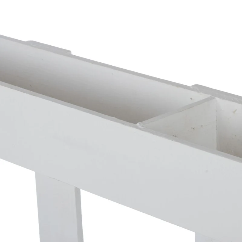 Landhaus Paletten-Regal CASA 113cm Shabby-Chic weiss Pflanzregal