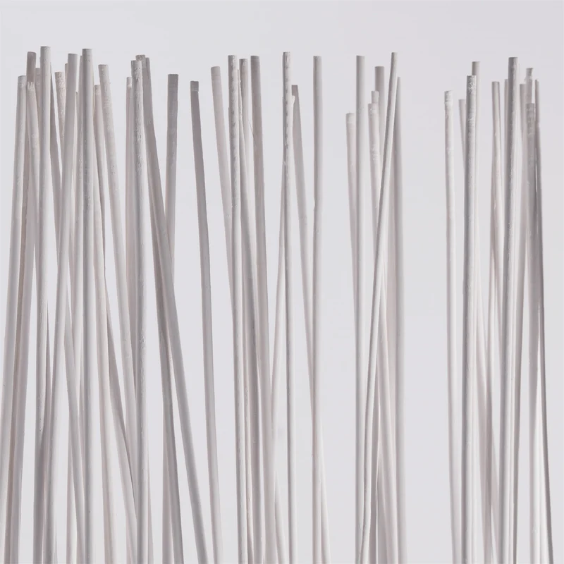 RAUMTEILER "SPIKE" | 170 cm, Weiden | Natur Paravent, Sichtschutz | Farbe: weiß