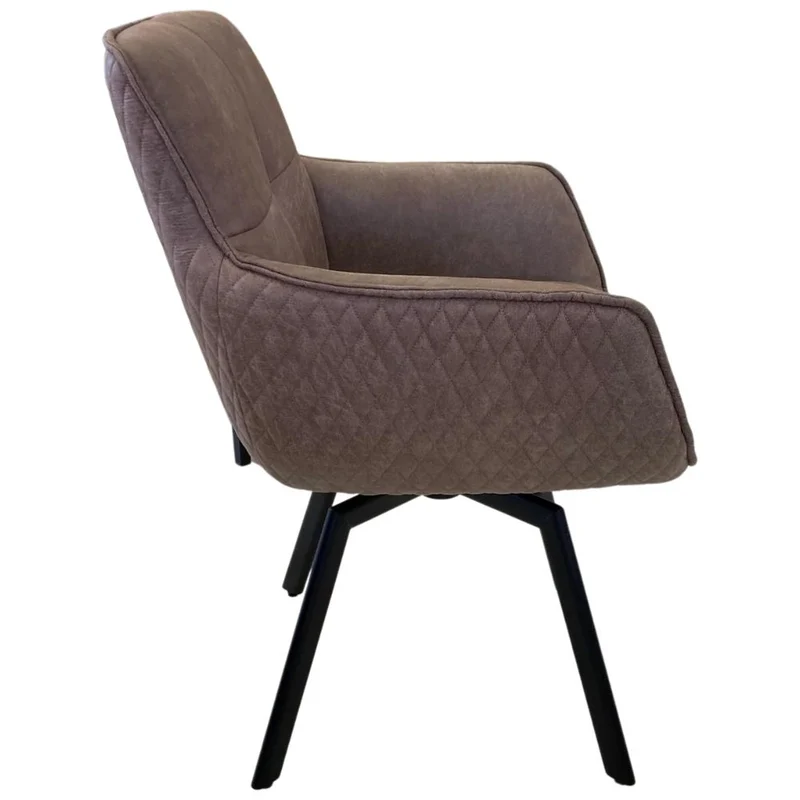 Exquisiter Drehstuhl 360° + Return SPLENDID elephant Leder-Tex-Mix