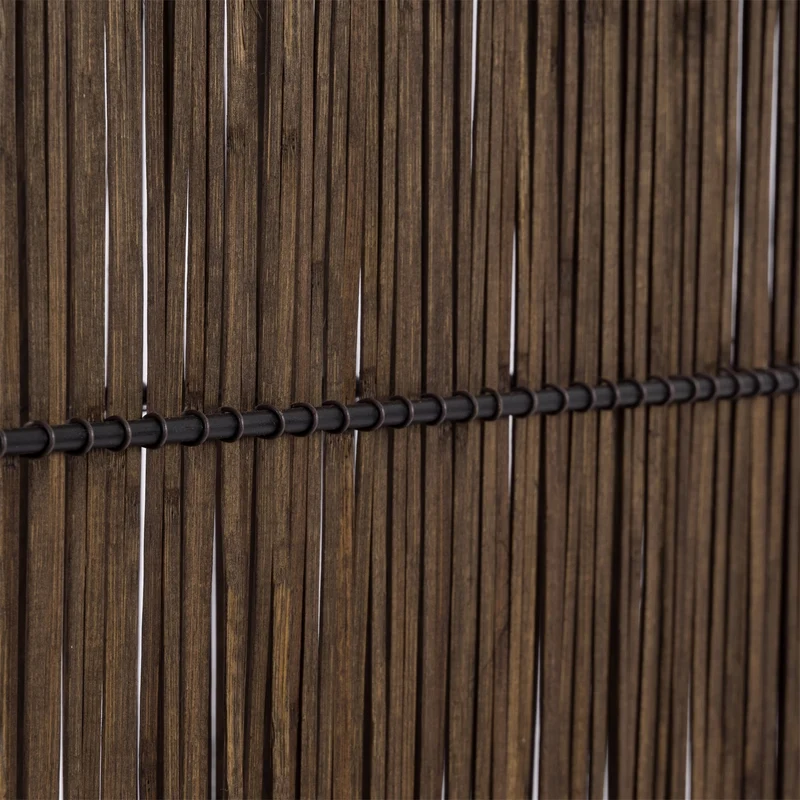 RAUMTEILER "SPIKE" | 170 cm, Weiden | Natur Paravent, Sichtschutz | Farbe: braun