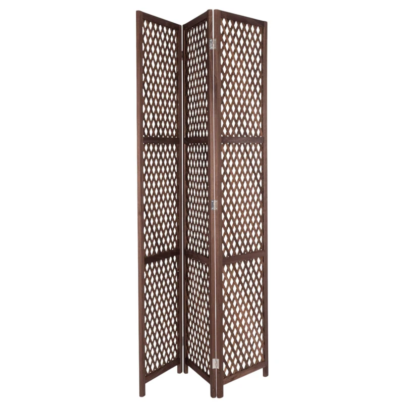 RAUMTEILER "LUMINA" | Bambus, Holz, 170 cm | Paravent | Farbe: braun