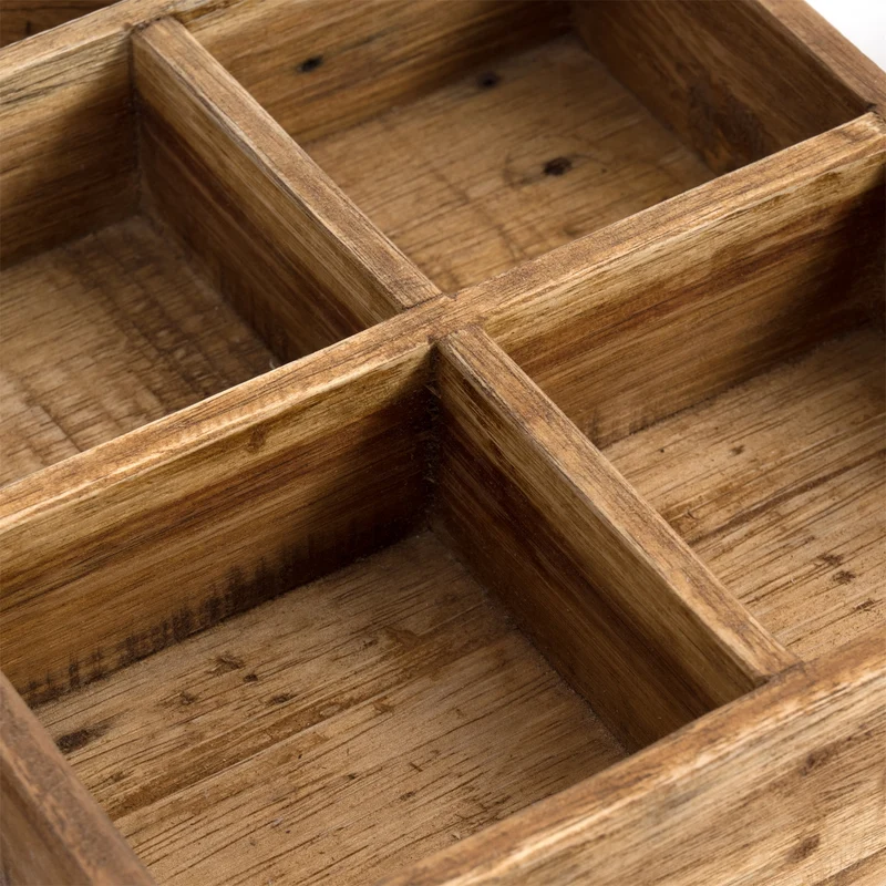 KISTEN SET "CUBO II" | Teak / Mahagoni | erweiterbares Set | Anzahl: 4-Boxen