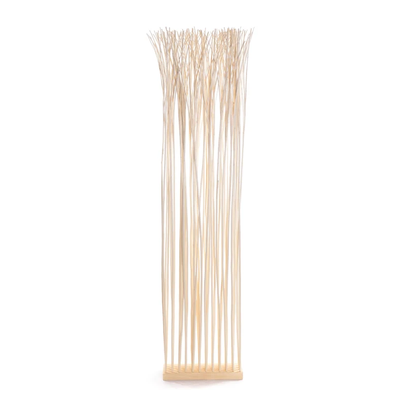 RAUMTEILER "SLIM" | Weide, 170x40cm | Paravent Zweige, Stellwand | Farbe: geblichen