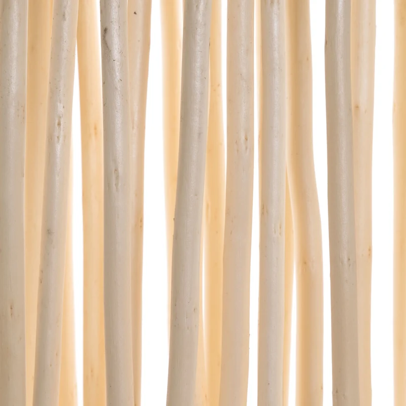 RAUMTEILER "SLIM" | Weide, 170x40cm | Paravent Zweige, Stellwand | Farbe: geblichen