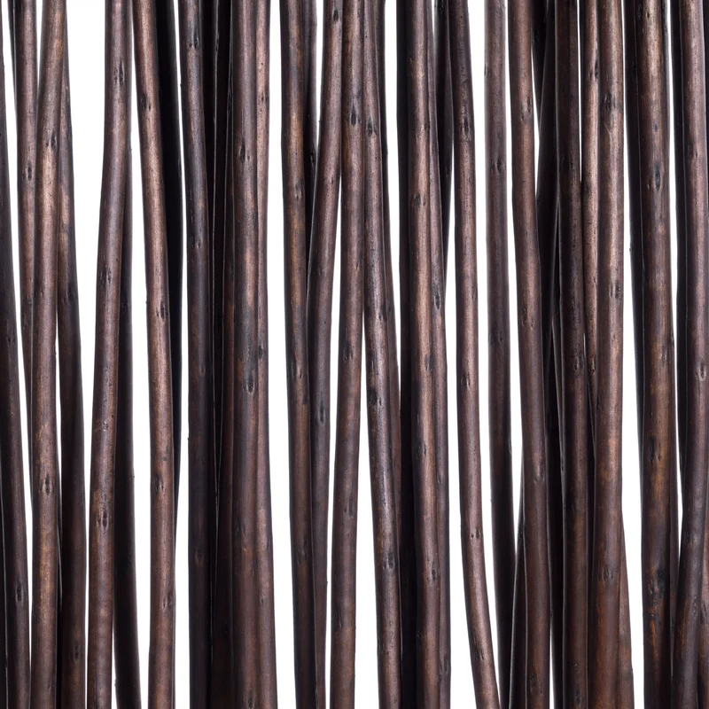 RAUMTEILER "SLIM" | Weide, 170x40cm | Paravent Zweige, Stellwand | Farbe: braun