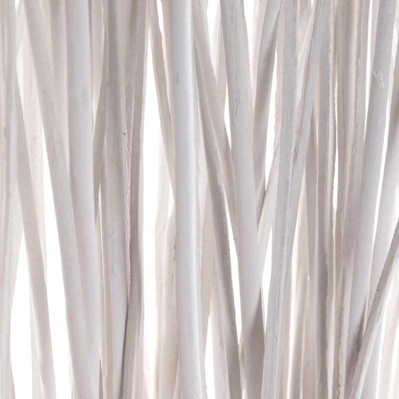 RAUMTEILER "SLIM" | Weide, 170x40cm | Paravent Zweige, Stellwand | Farbe: weiß