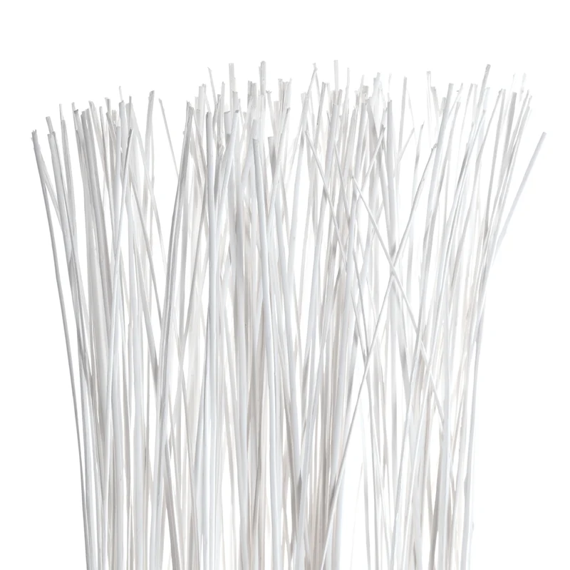RAUMTEILER "SLIM" | Weide, 170x40cm | Paravent Zweige, Stellwand | Farbe: weiß