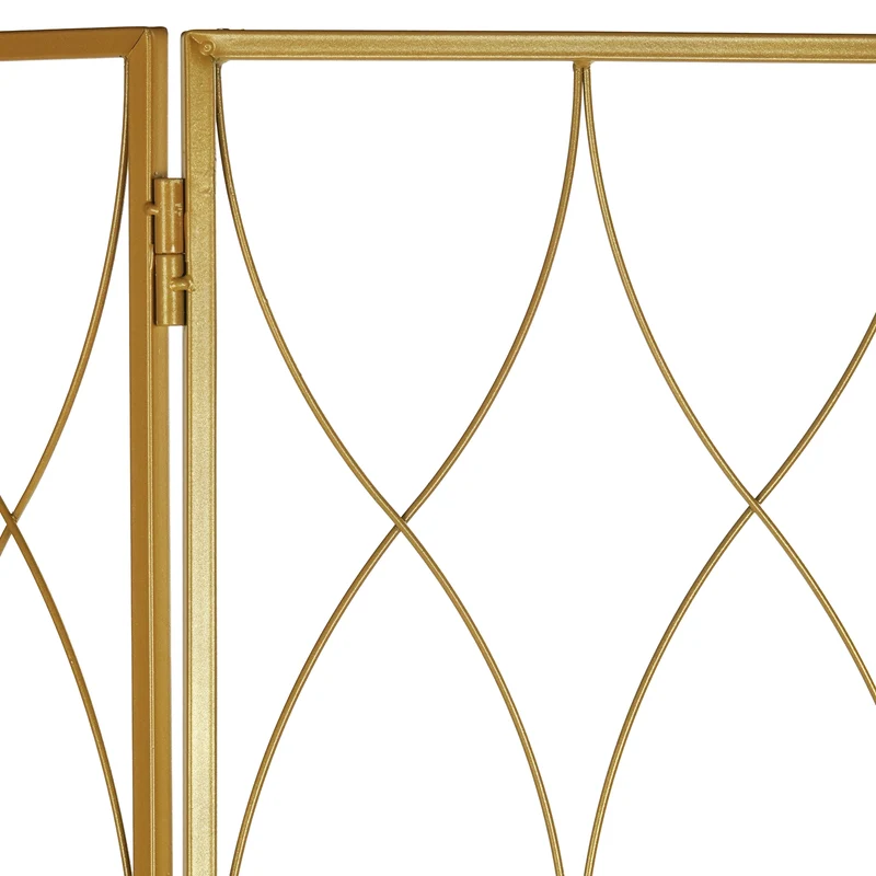 RAUMTEILER "LOUNGE" | Metall, gold, 170x120cm | Paravent