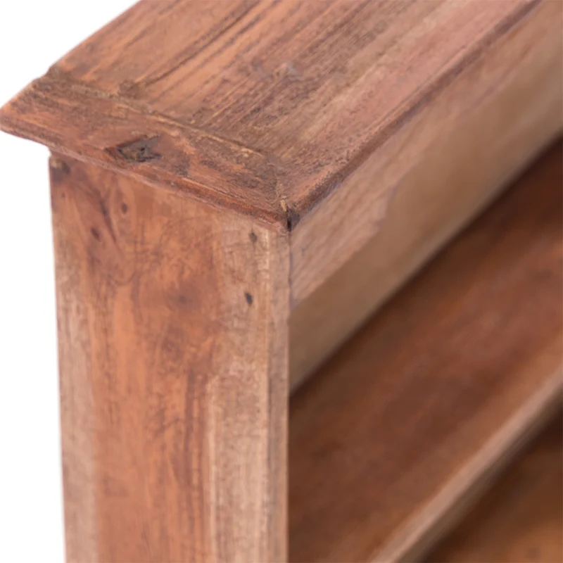 LANDHAUS WANDREGAL "ADELIA" | 60 cm, Mahagoni Holz | Küchenregal