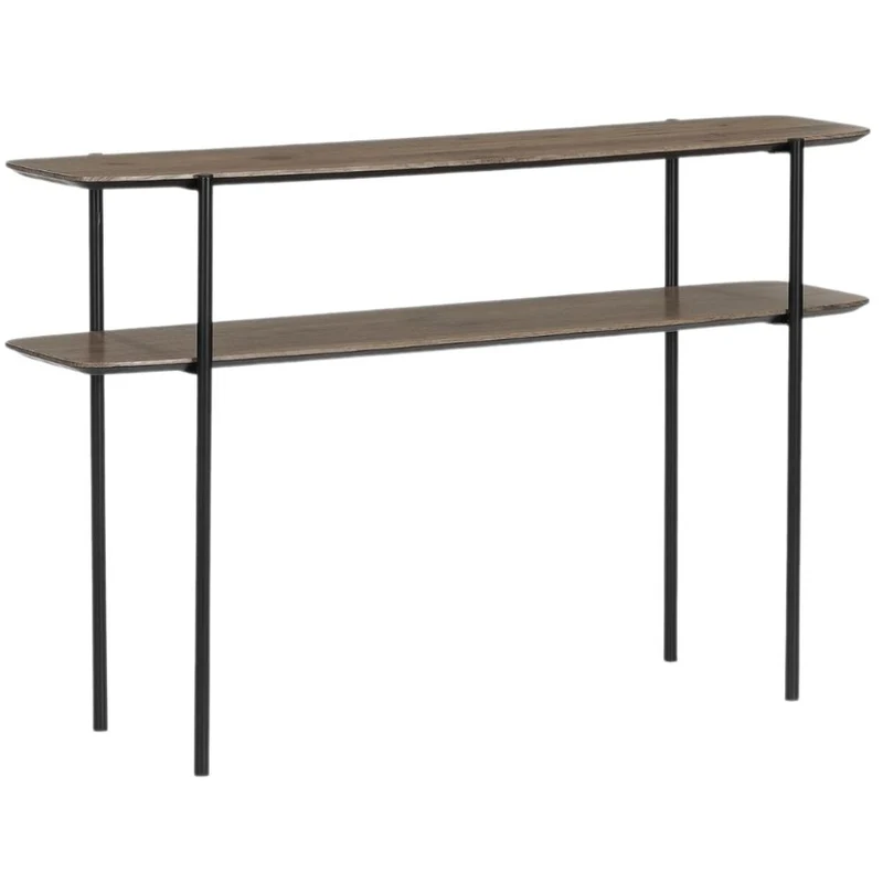 Moderner Konsolentisch PINA 120cm taupe Pinien-Optik Konsole