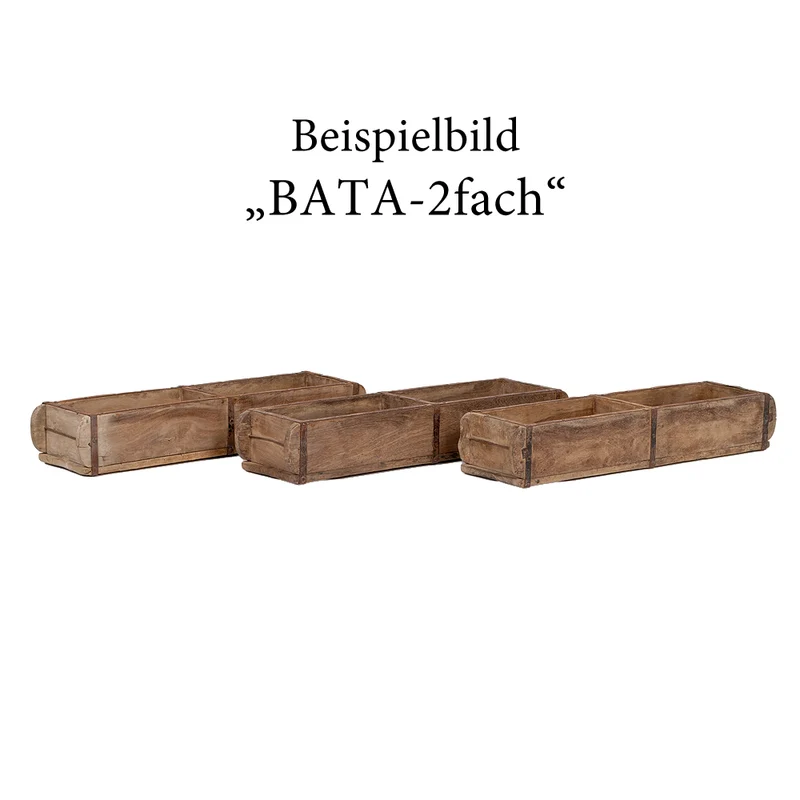 Original Ziegelform BATA 60cm mit Metallbeschlägen Unikat
